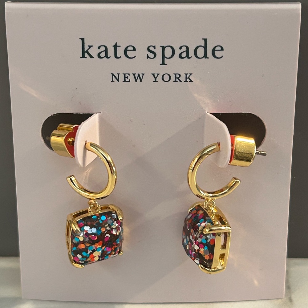 Kate Spade Glitter Huggies